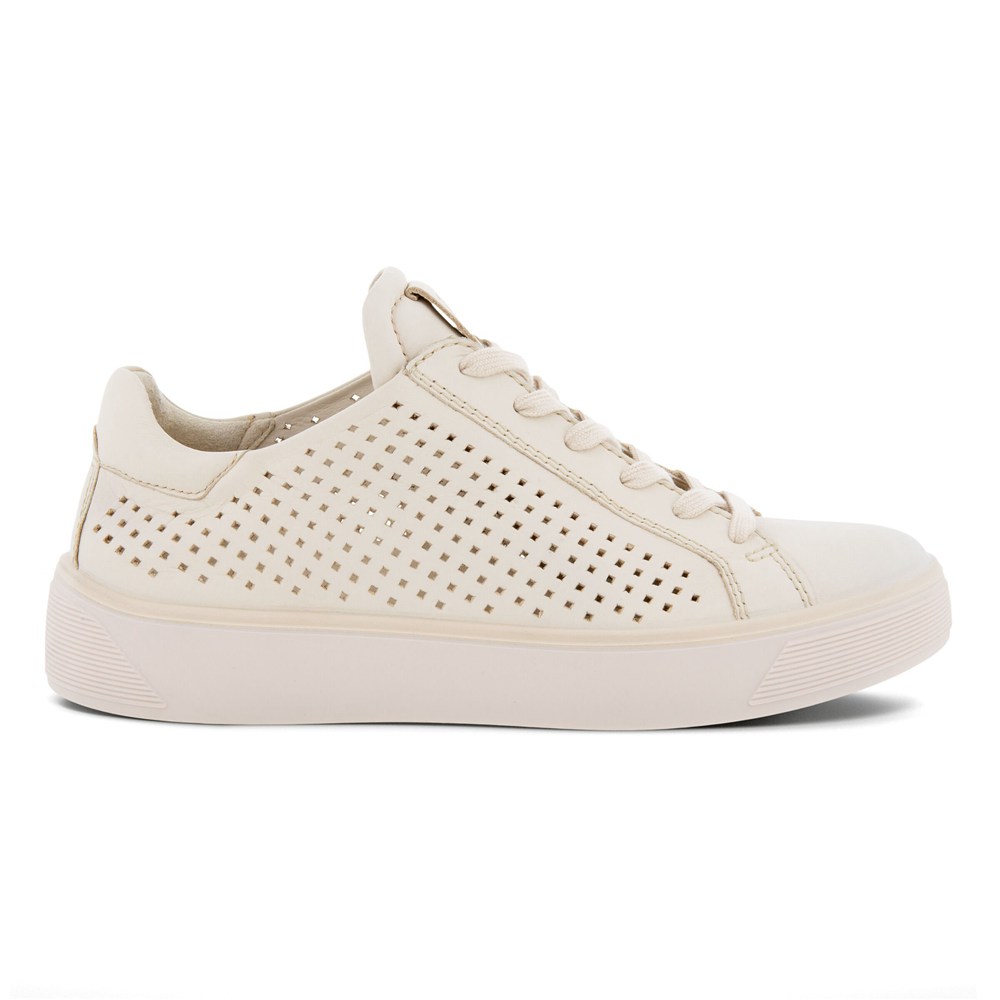 Tenis Mujer - ECCO Street Tray Laced - Beige - MPB726548